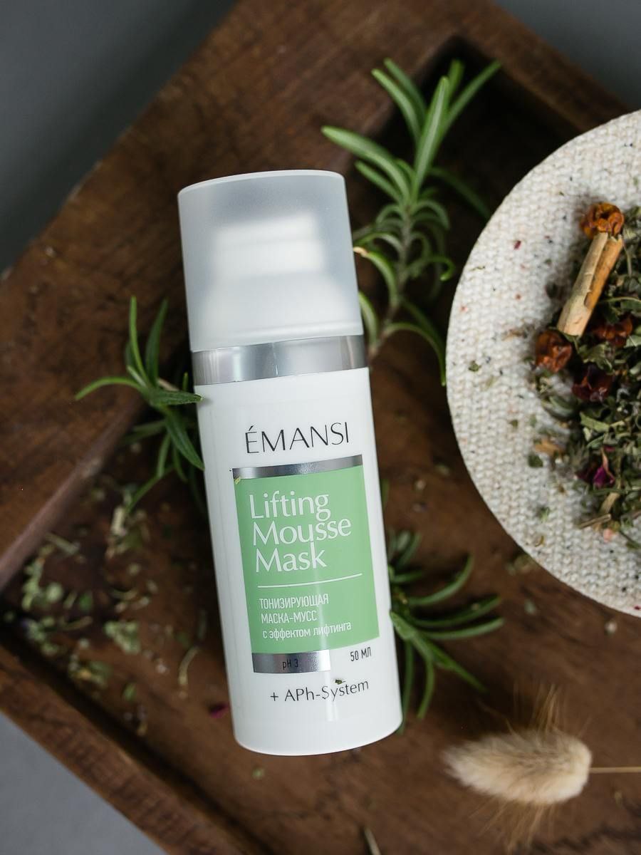 Emansi Тонизирующая маска-мусс с эффектом лифтинга и охлаждения - Lifting mousse mask, 50мл