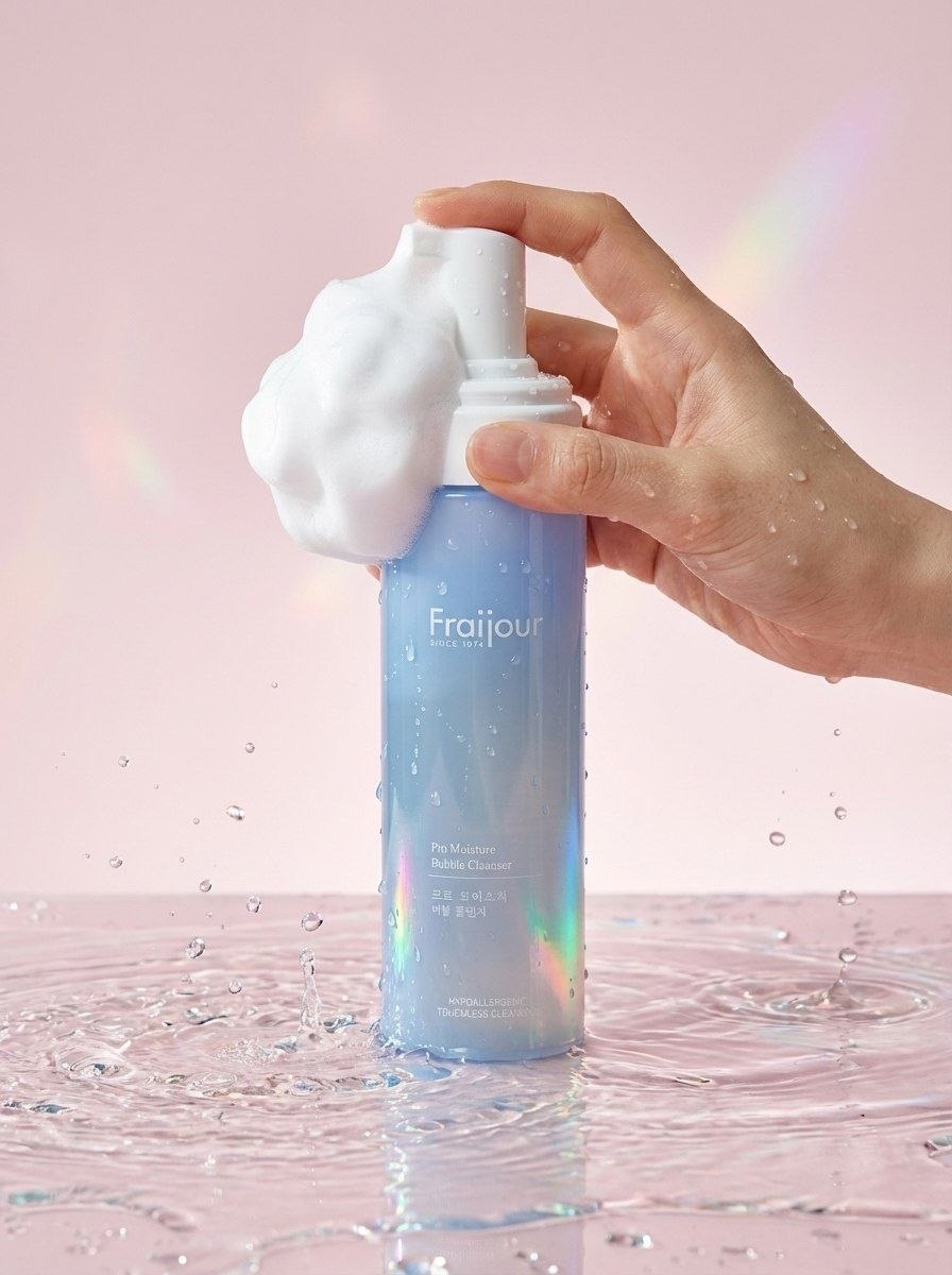 Fraijour Пенка для лица нежная увлажняющая - Pro moisture bubble cleanser, 200 г