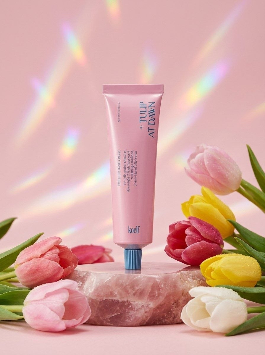 Koelf Крем для рук парфюмированный Тюльпан на рассвете - Perfumed hand cream 03 Tulip at dawn, 50мл