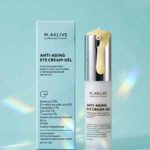 M.AKLIVE Крем-гель для кожи вокруг глаз - Anti-aging eye cream-gel, 15мл